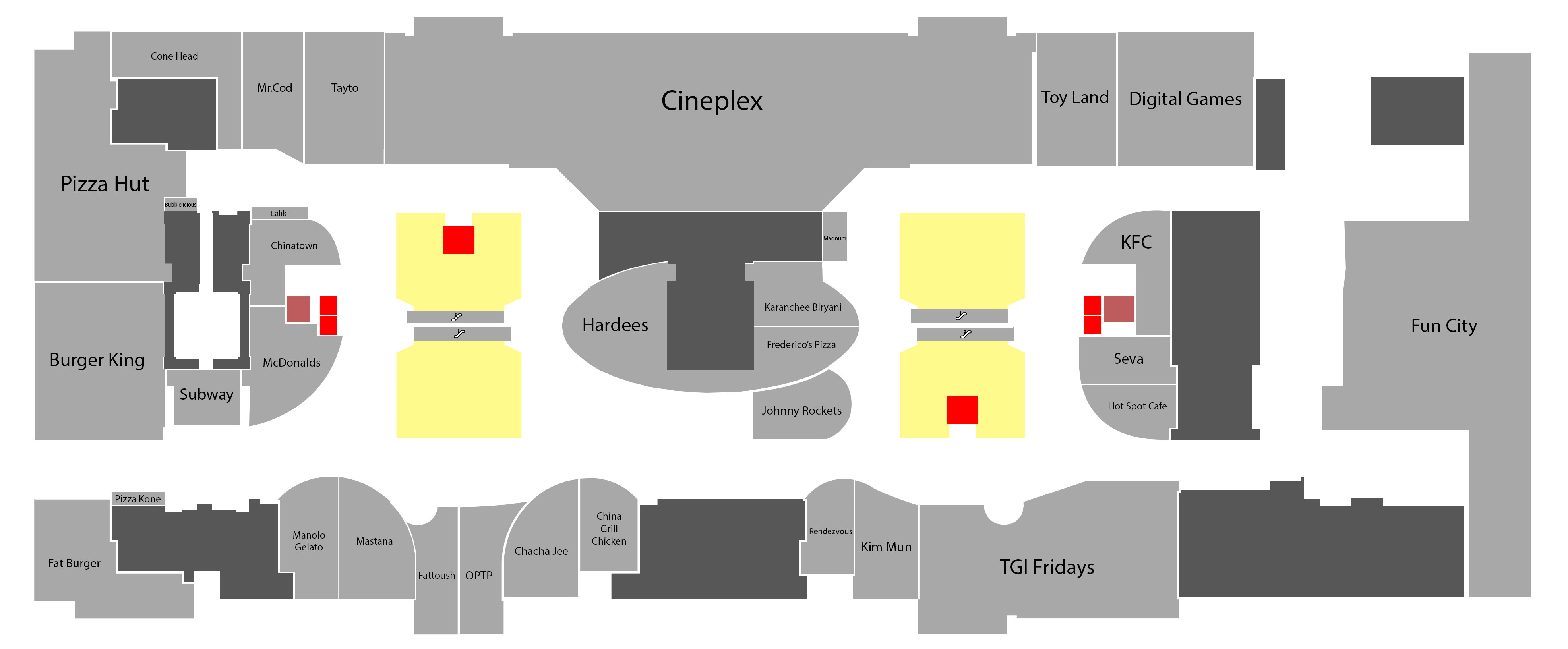 Centurion Mall Floor Plan